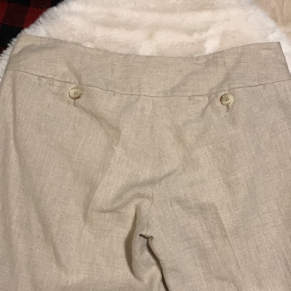 Michael Kors dress pant. Linen capri. Boot leg - Picture 5 of 7